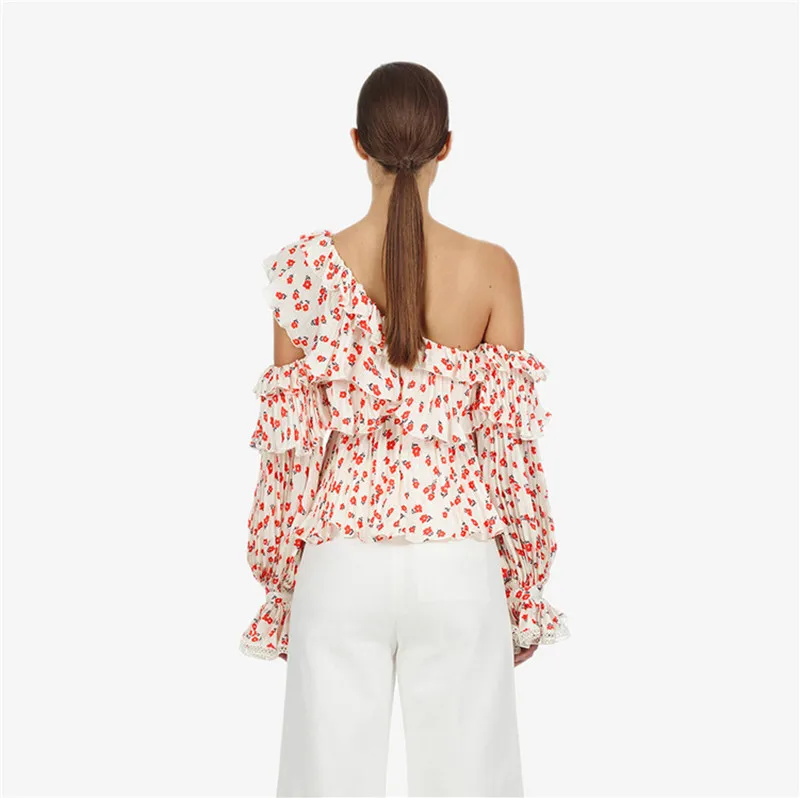 New Spring Self Portrait Designer Tops 2019 Sexy