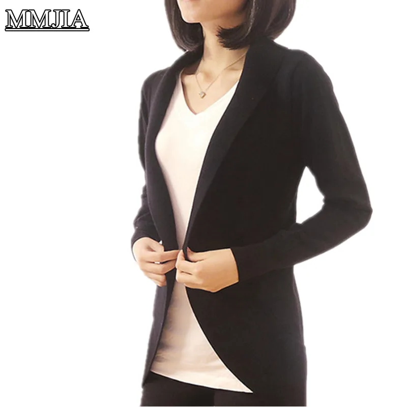 Women Long Sleeve Knitted Sweater 2016 Autumn Winter Fashion New Loose V-Neck Female Cardigan Casual Women's Outwear Clothing