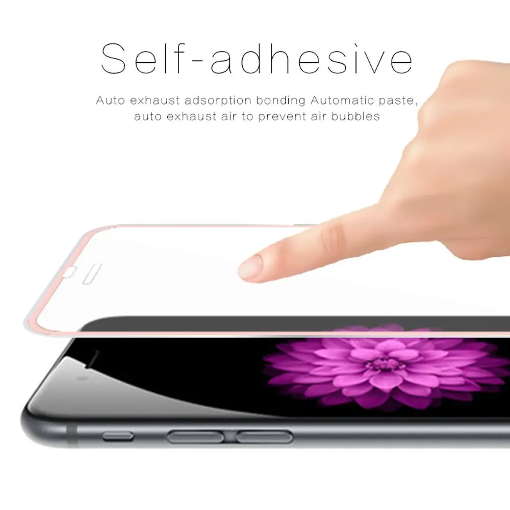 100 шт титановая рамка из металлического сплава протектор экрана для Iphone 7 6 S Plus 3D