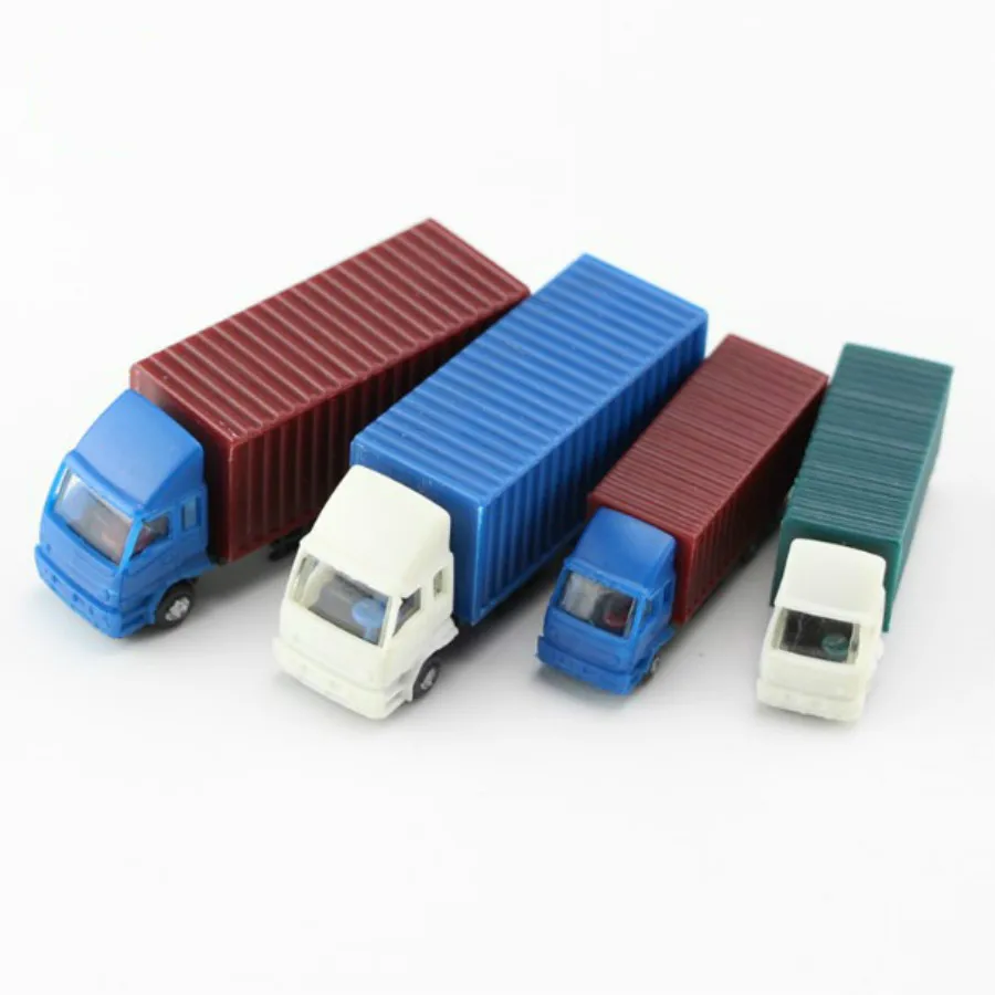 plastic model truck in archiecture model building (6)