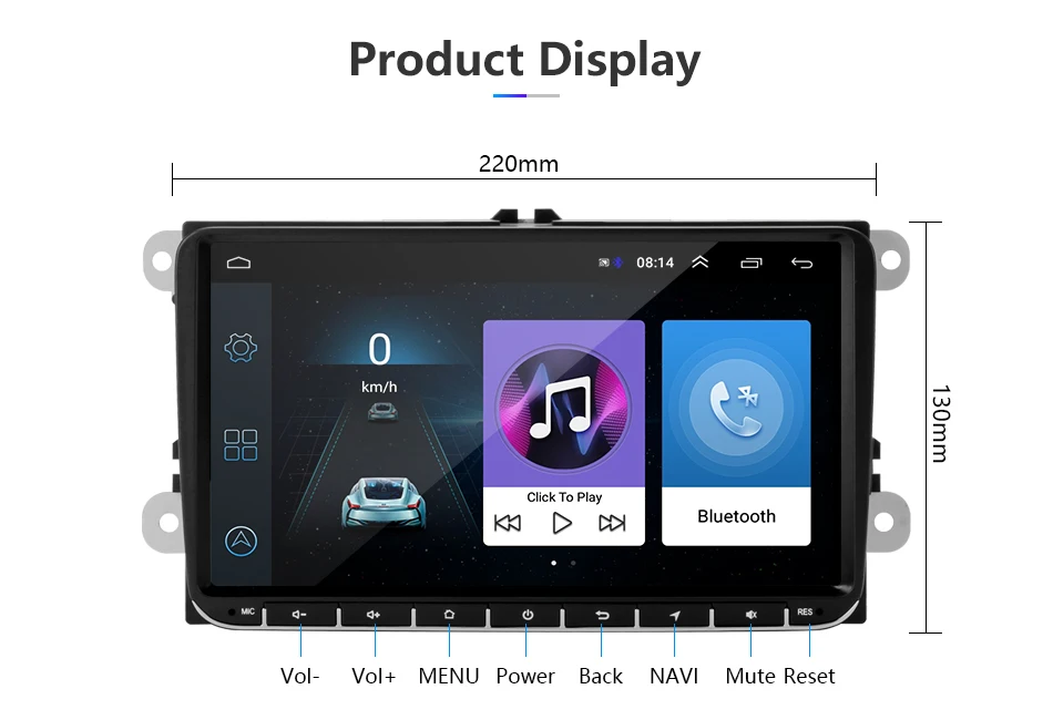 Top Jansite 9" Car Radio Android 8.1 GPS Navigation for VW Volkswagen SKODA GOLF 5 6 POLO PASSAT B5 B6 JETTA TIGUAN player BT RDS 12 Top Jansite 9" Car Radio Android 8.1 GPS Navigation for VW Volkswagen SKODA GOLF 5 6 POLO PASSAT B5 B6 JETTA TIGUAN player BT RDS 12