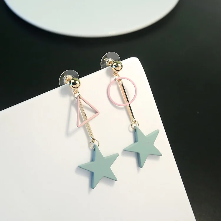

MIARA.L instagram chic child-free style fashion trendy personality earring exaggerate whirlpool gear cherries for women