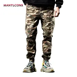 MANTLCONX 2019 мужские брюки Карго повседневные свободного покроя с большим количеством карманов военные брюки длинные брюки мужские