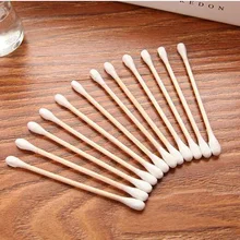1000pcs/pack Cosmetic Cotton Swab Double Headed Cotton Makeup Wood Sticks Nose Ears Cleaning Tools Beauty Essentials