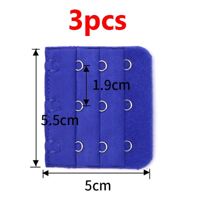 3/8 шт. мягкий бюстгальтер ремешок Застежка заменить нижнее белье Для женщин бюстгальтер расширитель 3 крючка 3 ряда Нижнее белье Intimates Bra аксессуары - Цвет: 5