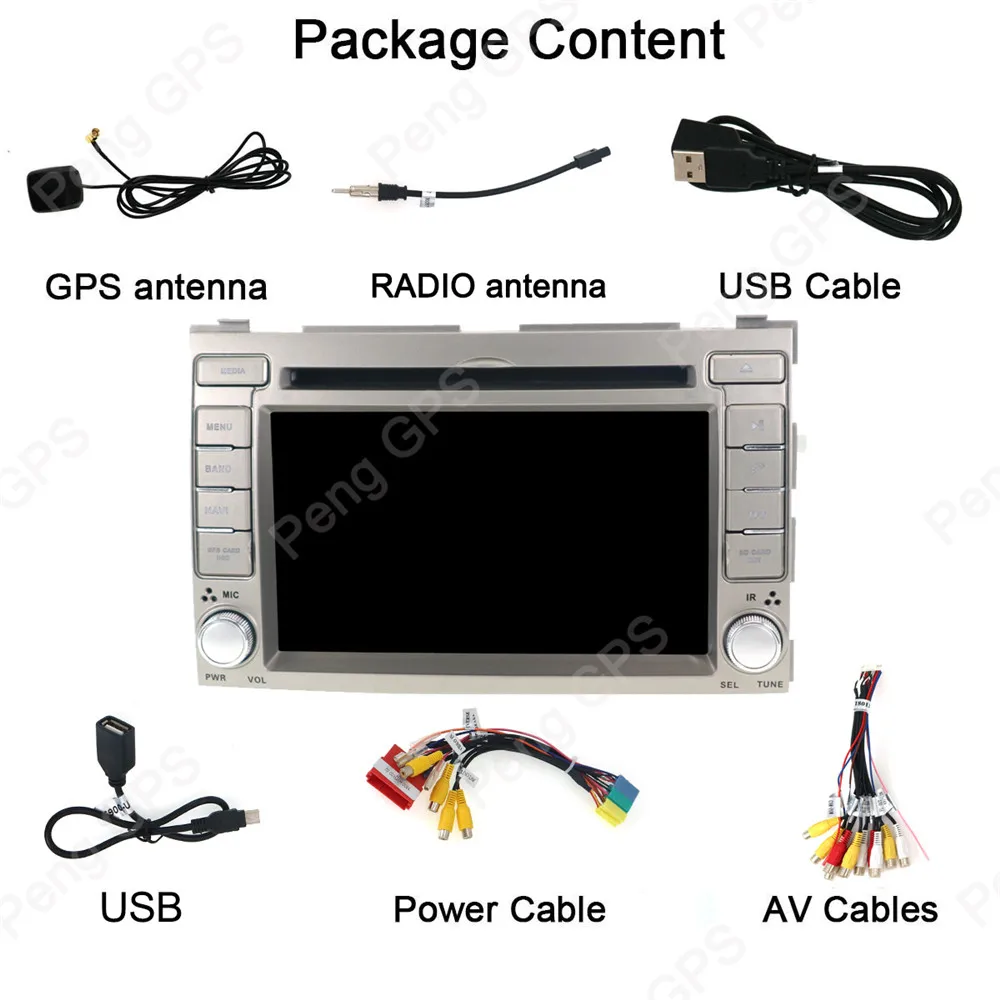 Clearance 2 Din Android 8.0 Car CD DVD Player 8Core GPS Navigation for Hyundai I20 2008-2013 Stereo 1080P HD Screen Autoradio Headunit FM 10