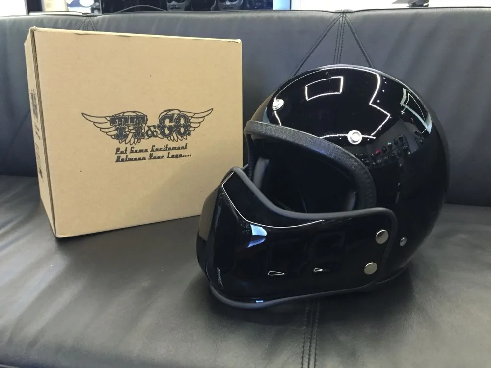 Мужской мотоциклетный шлем, японский мотоциклетный шлем Томпсона, полнолицевый шлем, шлем Призрачного гонщика