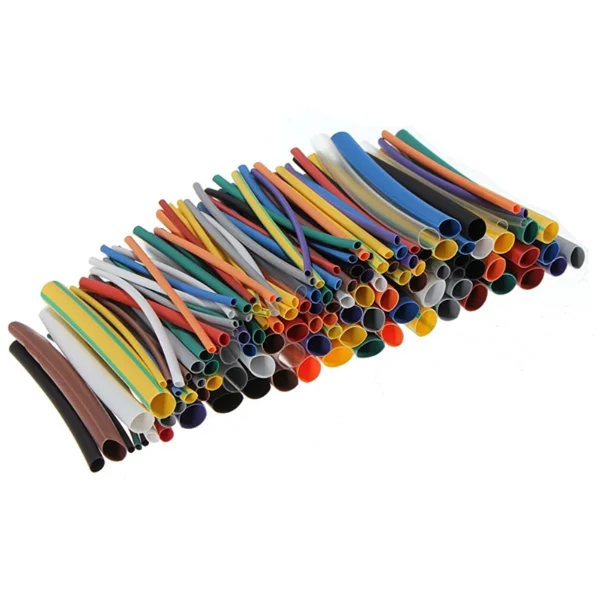 

Hot sale 144pcs 2:1 6color Polyolefin Assorted Heat Shrink Tube Wrap Wire Cable Insulated Sleeving Tubing Set