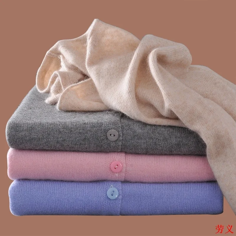

Cashmere Cardigan Sweaters Women 2019 Autumn Winter Warm Knitted Sweaters jersey jumper top pull femme hiver jacket Cardigans