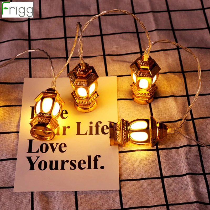 

FRIGG LED String Light Ramadan Decoration Star Moon Light EID Mubarak Decor For Home Islam Muslim Party Decor Favor Gift