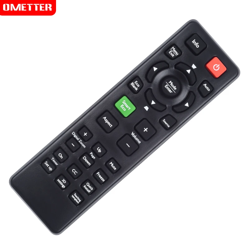 VINABTY Telecomando Universale Di Ricambio Per Proiettori BenQ - Compatibile Con W1070, W1080ST, MX570, TW535, MS527 E Molti Altri Modelli