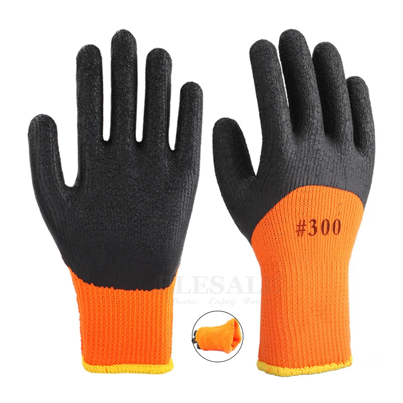 10-Pairs Winter Warm Working Gloves Anti-Slip Waterproof Latex Rubber Coated Work Safety Gloves For Garden Repairing Builder 10-Pairs Winter Warm Working Gloves Anti-Slip Waterproof Latex Rubber Coated Work Safety Gloves For Garden Repairing Builder