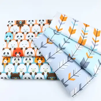 

By meter Cotton Sheet fabric 100% Printed Twill Cotton Fabric for DIY Sewing Quilting Material For Baby&Children