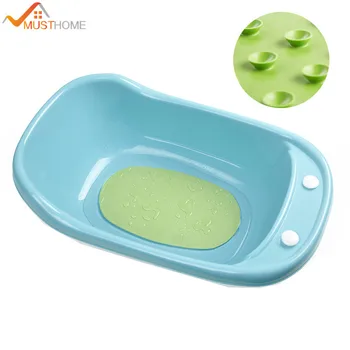 

25cmx42cm Non Slip Soft Rubber Baby Kids Safety Shower Tub Bath Mat Skid Proof and Anti Bacterial Bathtub Mat