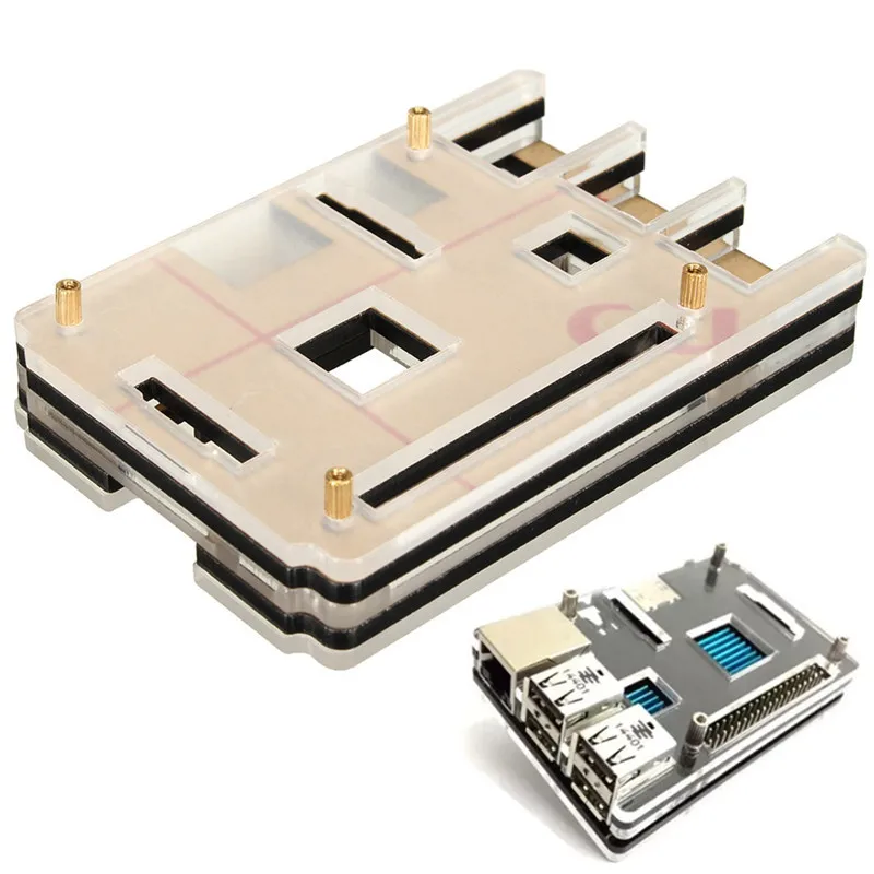 

Best Price Premium Case Box Shell Enclosure for Raspberry Pi 2 Model B & Model B+ Electrical Connector