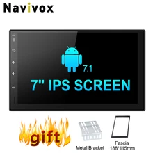 Navivox 7″ Android 7.1.1 Car Multimedia Player 1din Universal GPS Radio GPS Stereo Audio Player for Nissan ,for Hyundai (no dvd)