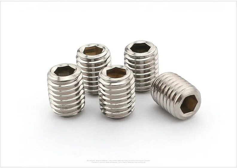 100 шт./лот DIN916 M4 * 4 розетка с точечной резьбой из нержавеющей стали|stainless steel|screw