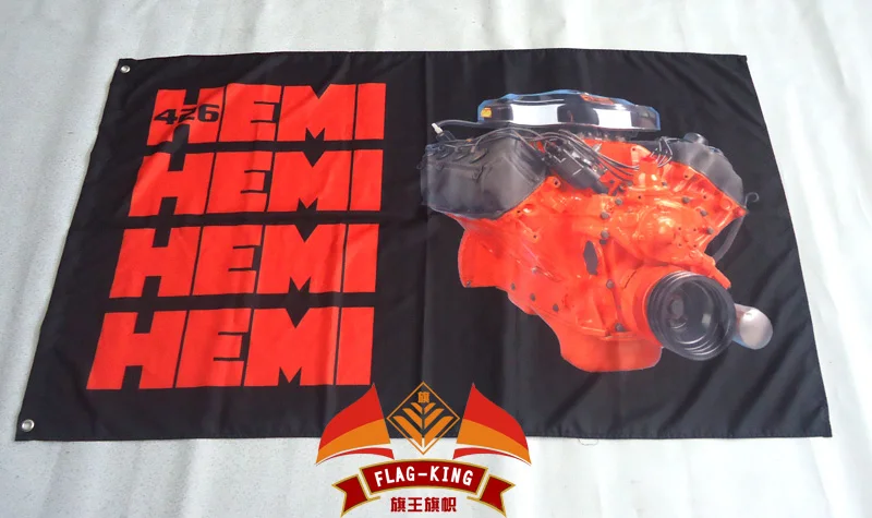 Флаг бренда HEMI 426 3x5 футов флаг под заказ баннер из полиэстера 90*150 см | Дом и сад