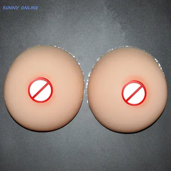 

100% pure Natural 5000g/pair I/J cup size False form fake boobs silicone breast Crossdresser Transvestite user CD Cosplay