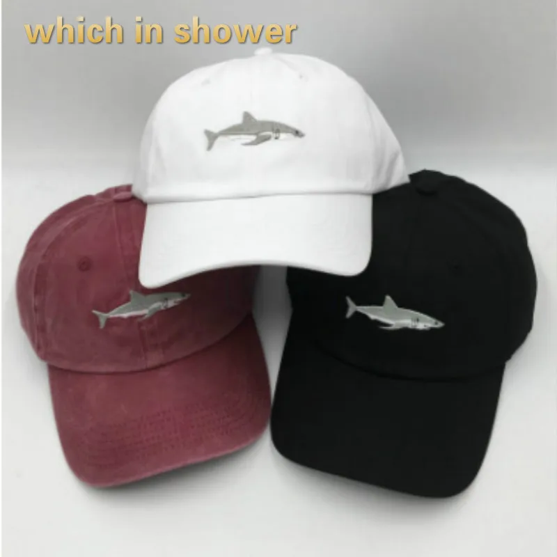 shark baseball cap