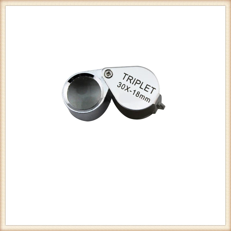 

Triplet lens loupe magnifier 20x high quality optical glass,magnifying glass, porcelain, jade identification of optical lenses