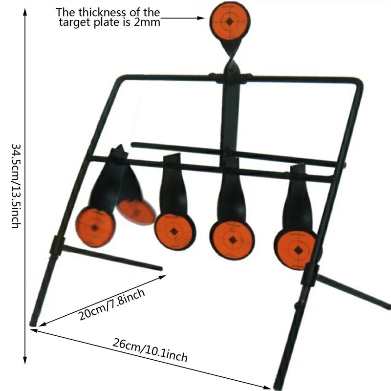 5-тарелка сброса для стреляния оружий мишень для BB пистолет страйкбол Пейнтбол автоматический сброс вращающийся с мишенями для стрельбы на открытом воздухе стрельба из лука