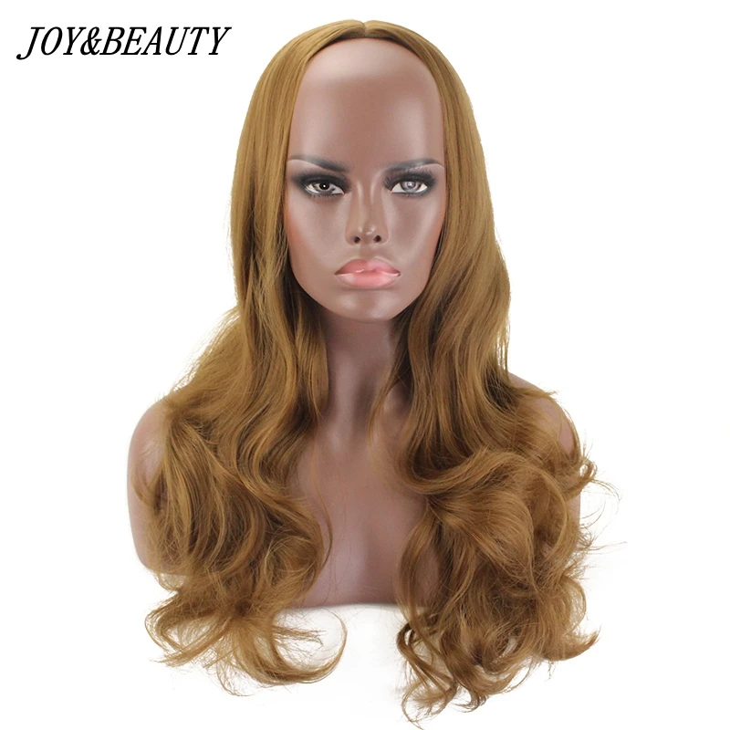 Длинные волнистые волосы JOY & BEAUTY 28 дюймов коричневые термостойкие синтетические
