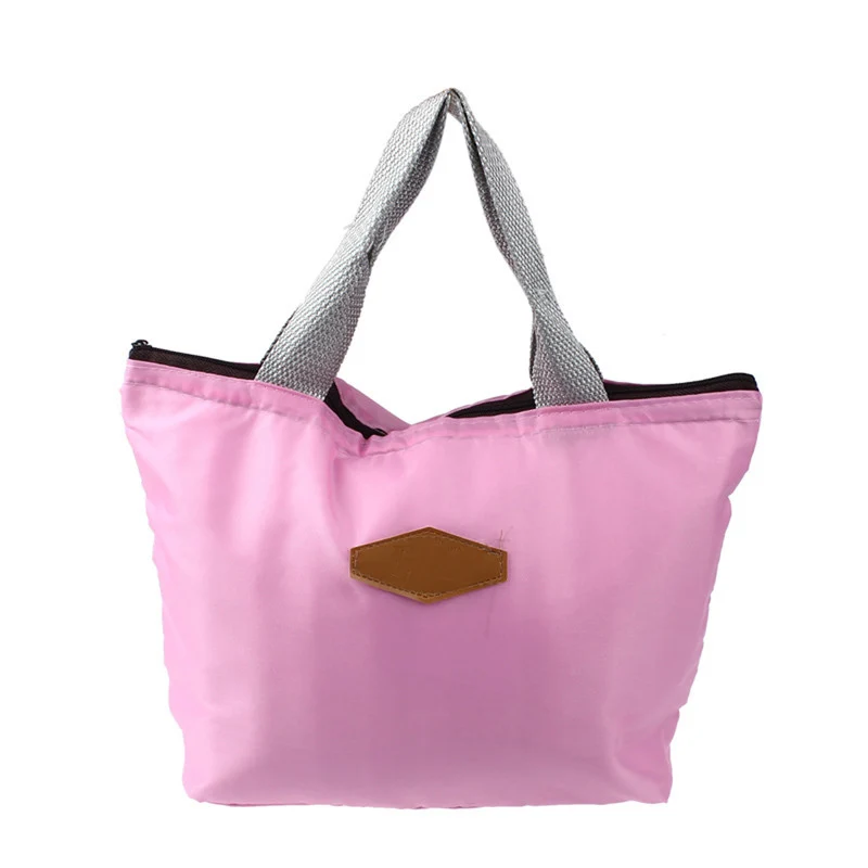 

Waterproof Lunch Bag Thermal Insulation Food Storage Box Portable Picnic Tote Oxford Insulated Cooler HandBag for Women Men kids