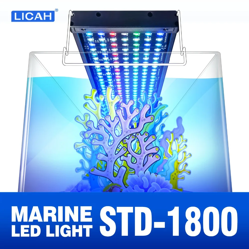 LICAH Saltwater Aquarium LED LIGHT STD 1800 Free Shppingin Lightings