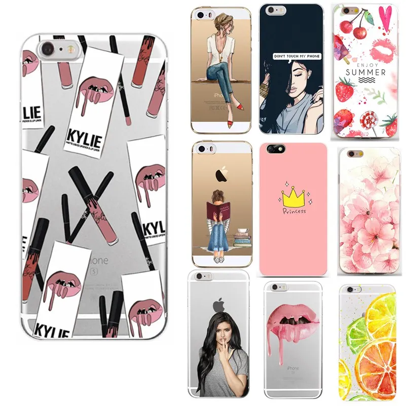 

New Brand Fashion Case Skin Cover Clear Coque Cases For Iphone 5 5S SE 6 6S X XS Case Soft Silicon For Iphone 7 8 Plus Case