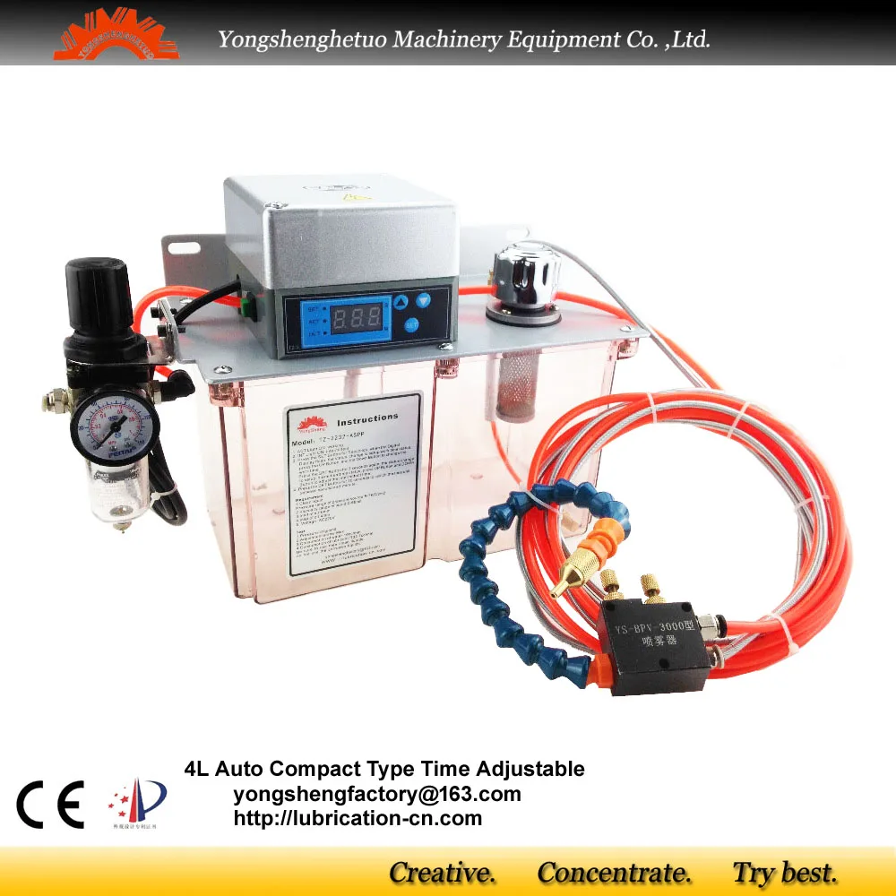 Flood coolant pump oil mist BPV sprayer metal cutting cooling CNC