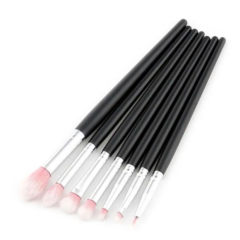 

7pcs Makeup Brushes For Eye Natural Goat Pony Synthetic Hair Foundation Eyeshadow Eyeliner Lip Concealer Cheap Makeup Brush Set