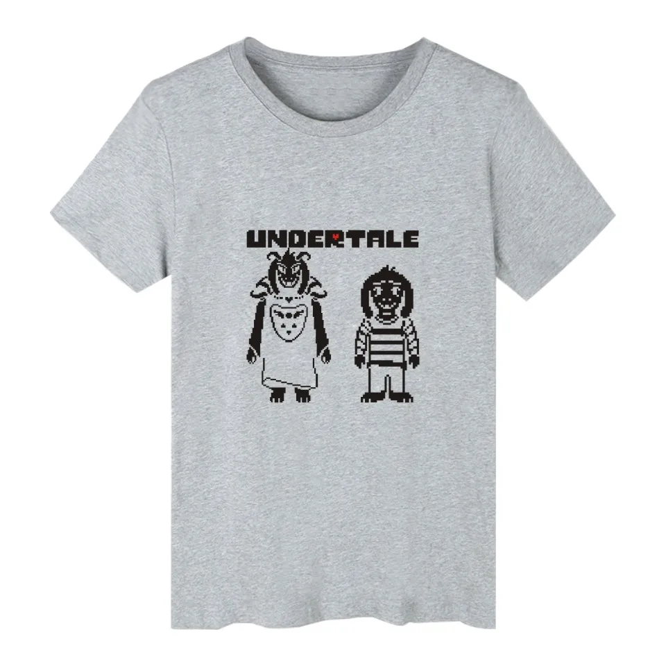 Футболка мужская с принтом Undertale хлопковая тенниска коротким рукавом забавная