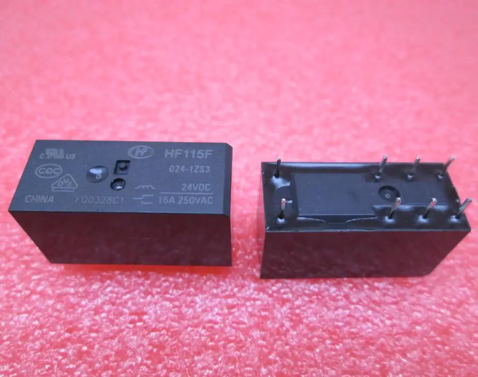 Горячая новинка реле HF115F 024 1ZS3 24VDC 24V 16A DIP8|Реле| |