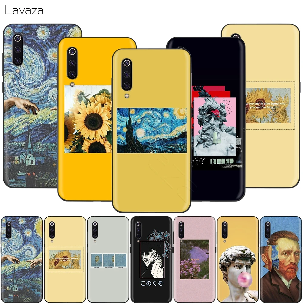 

Lavaza Great art Aesthetic Van Gogh Painting Case for Xiaomi Redmi Note 8 7 6 6A 5 5A 4 4X 4A Go Pro Plus Prime