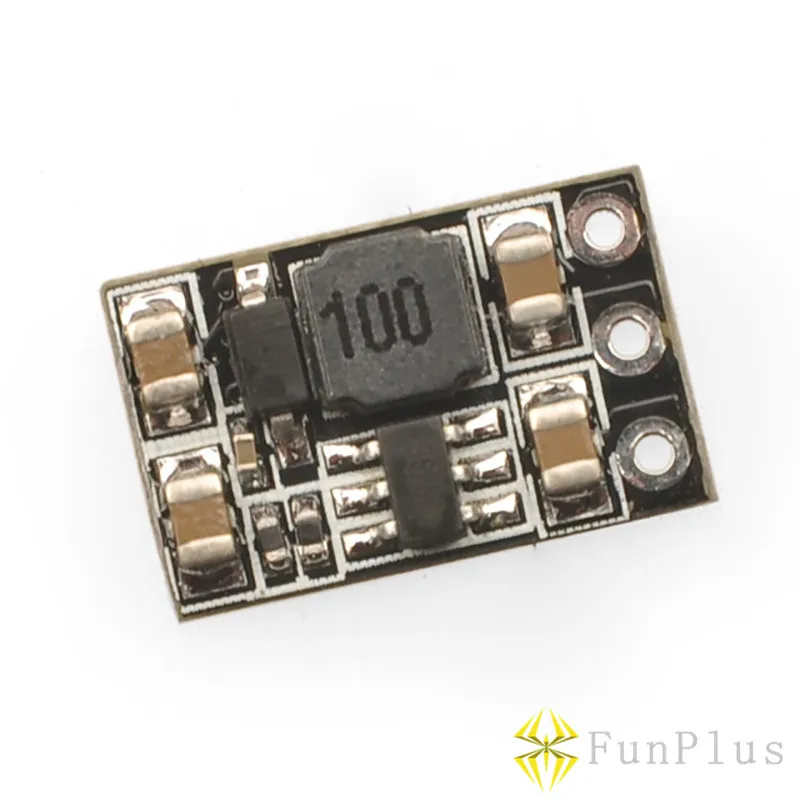 

DC-DC Voltage Booster Amplifier 1S Lipo 3.7V to 5V Synchronous Step-up Converter Module Output 400mah for Brushed FPV