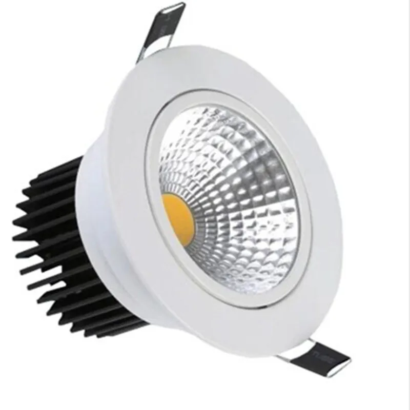 100X светодиодный светильник с регулируемой яркостью COB Потолочный Точечный светильник 3 Вт 5 Вт 7 Вт 12 Вт 85-265 в потолочный встраиваемый освещение внутреннее освещение