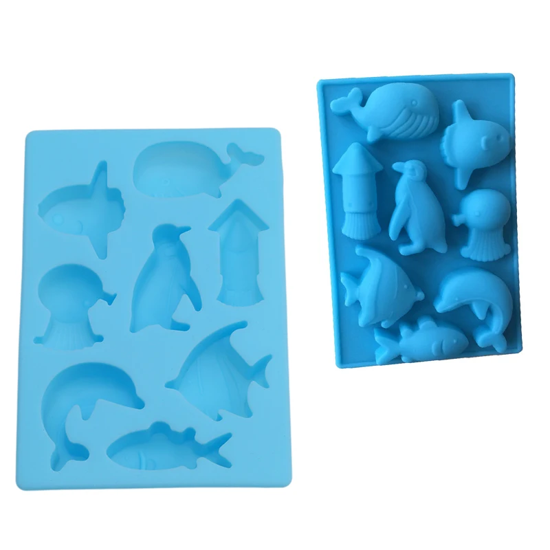 3D Cute Crab Silicone Mold Cake Mould Cookie Baking Ice Cube making Tool