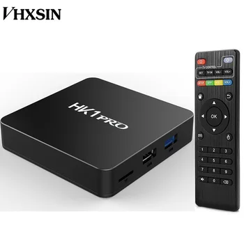 

VHXSIN 50 PCS/LOT HK1 PRO Android 8.1 Amlogic S905X2 4GB Quad Core TV BOX 2.4G 5G Dual Wifi USB 3.0 H.265 4K 60fps