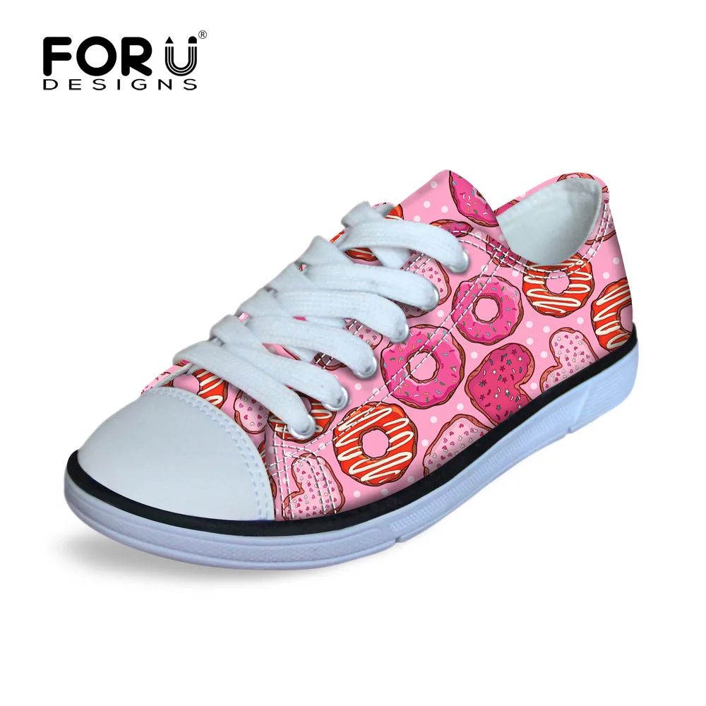 athletic shoes for flat pink dounts printing flat cycling sport sneakers comfort athletic shoes for flat pink dounts printing flat cycling sport sneakers comfort