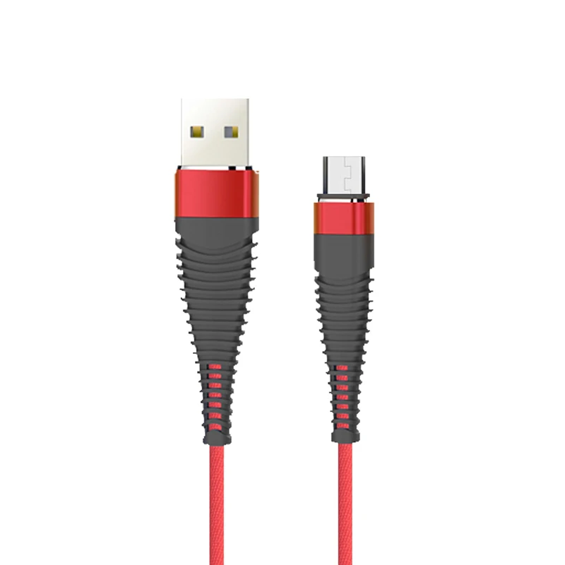 

100CM Tensil Micro USB Cable 2A Fast Charger Braided Data Cable For LG G3 G4 V10 K8 K10 for Sony Xperia XZ1 XA Z3 Z5 E5 C3 T2