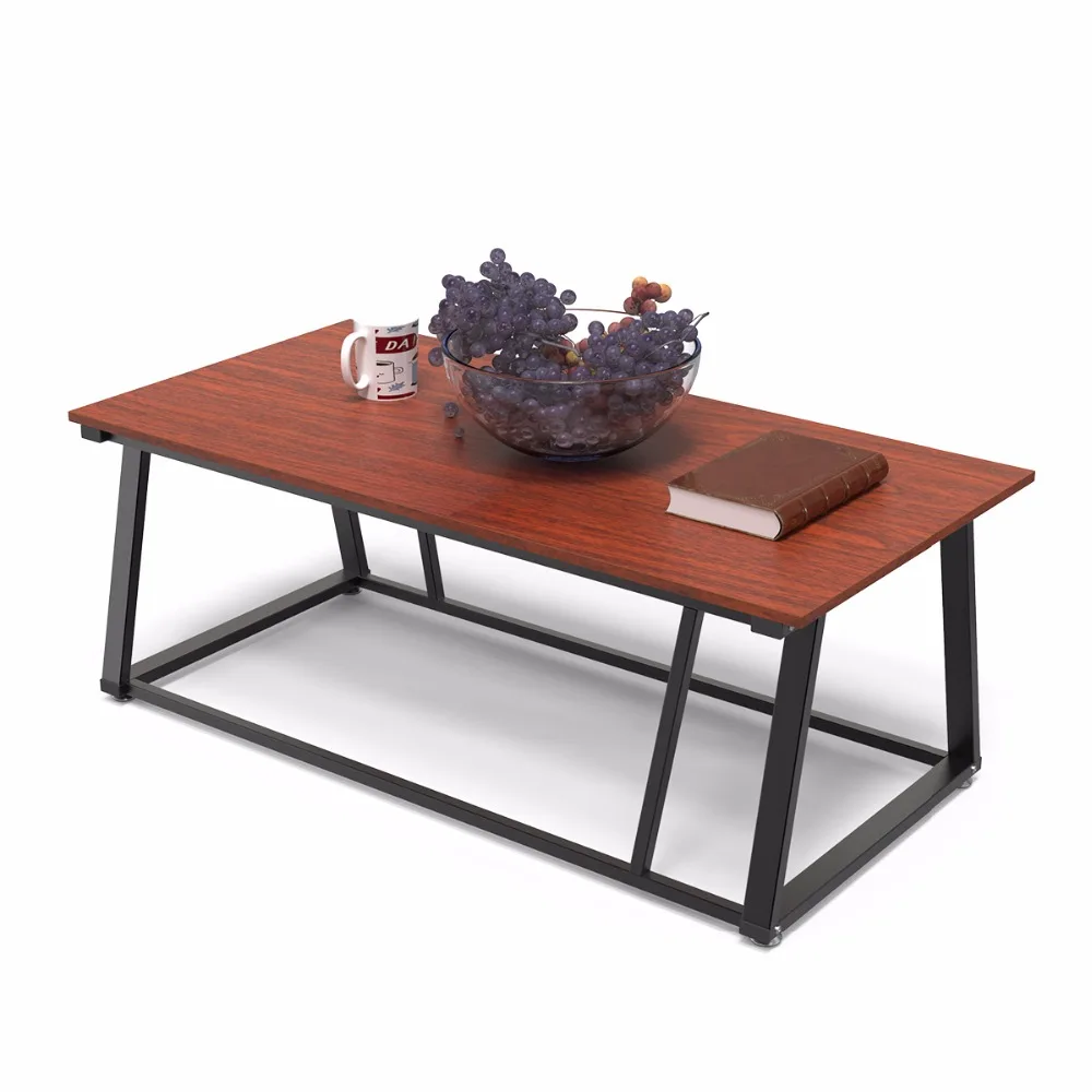 Dewel Coffee Table Cocktail Table with Storage Shelf Sofa Table Rustic End Table for Living Room 47 inch Dewel Coffee Table Cocktail Table with Storage Shelf Sofa Table Rustic End Table for Living Room 47 inch