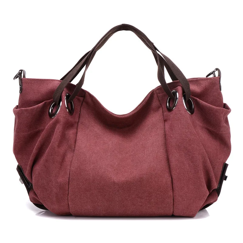 Buy Ladies Hand Bags Casual Canvas Women Bags Handbag Messenger Shoulder Bag