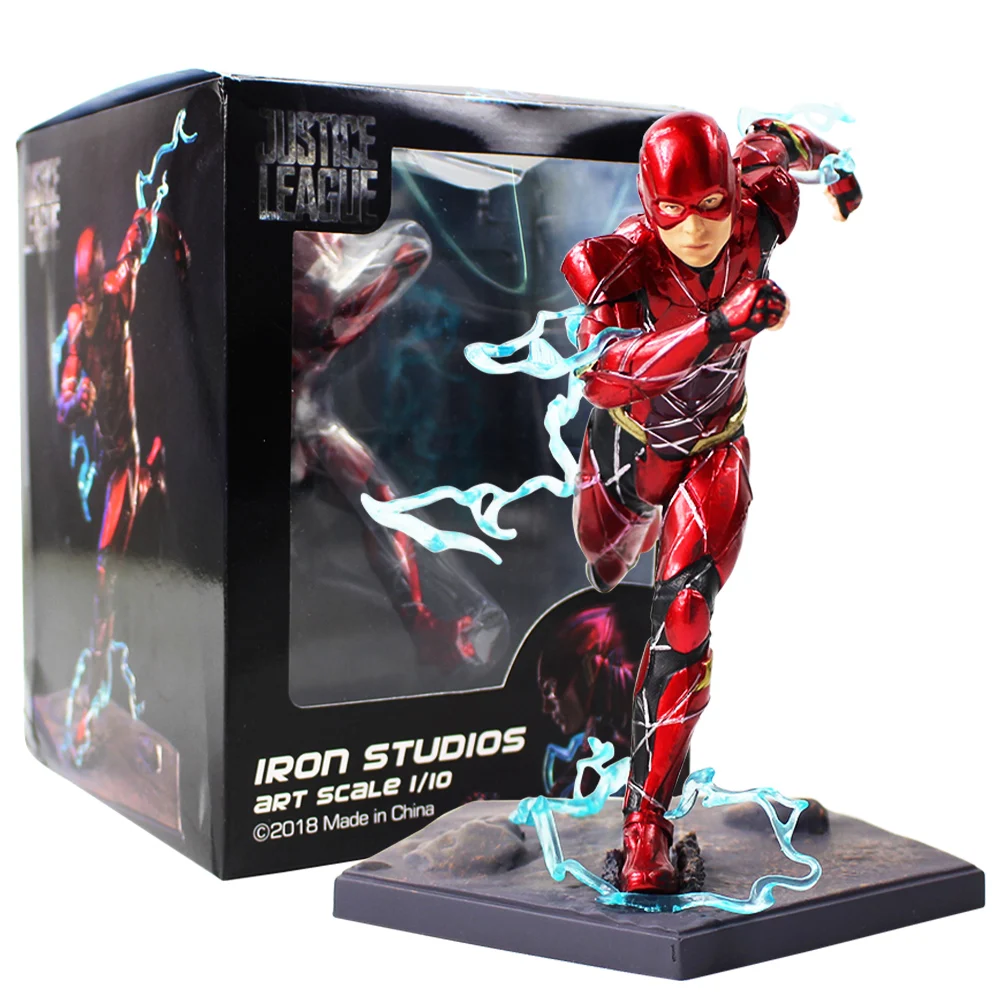 

16cm Justice League The Flash Action Figure Iron Studios Art Flash Collectible Model Toy