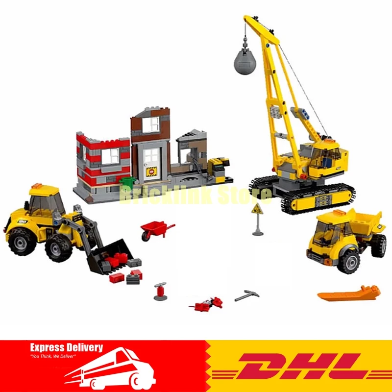 

Lepin 02042 869pcs City Series Building Demolition Site 60076 Set Educational Building Blocks Bricks DIY Toy for Children Gift
