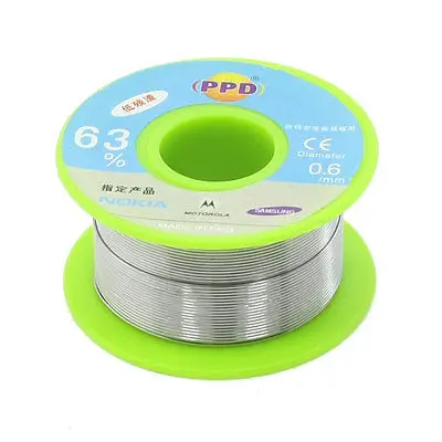 

0.6mm Diameter Solder Flux Soldering Tin Lead Wire Reel Core 5 Meter Length