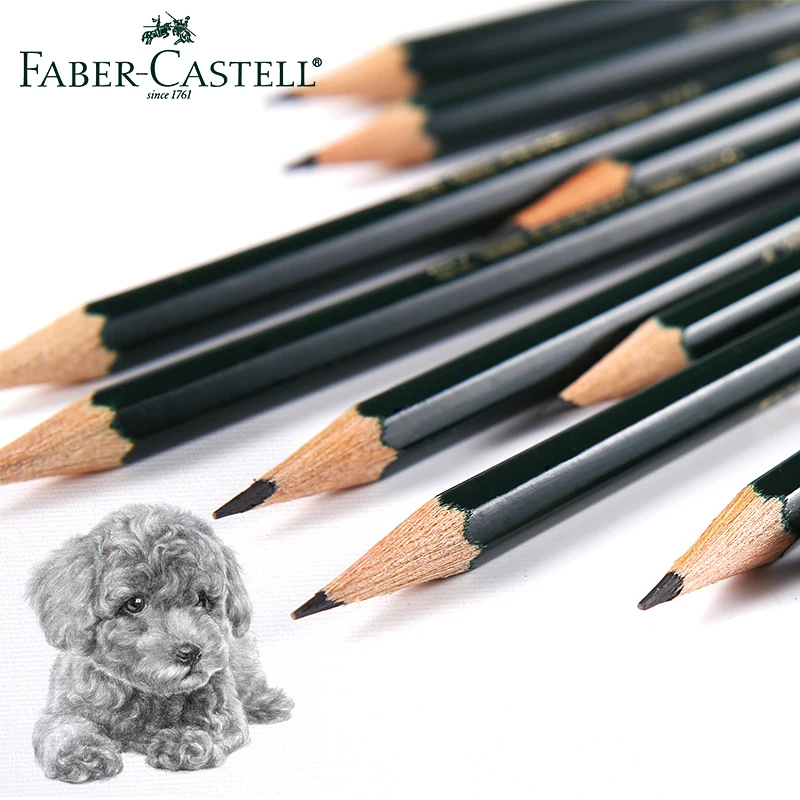 5/16 шт./лот Faber Castell 9000 дизайнерские художественные Графитовые Карандаши для
