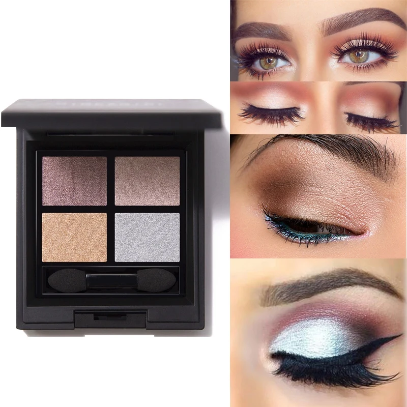 

#5806 Glitter Shine Eyeshadow 4 Colors Single Imagic Loose Powder Pigments Violet Gold Makeup Magnetic Eye Shadow