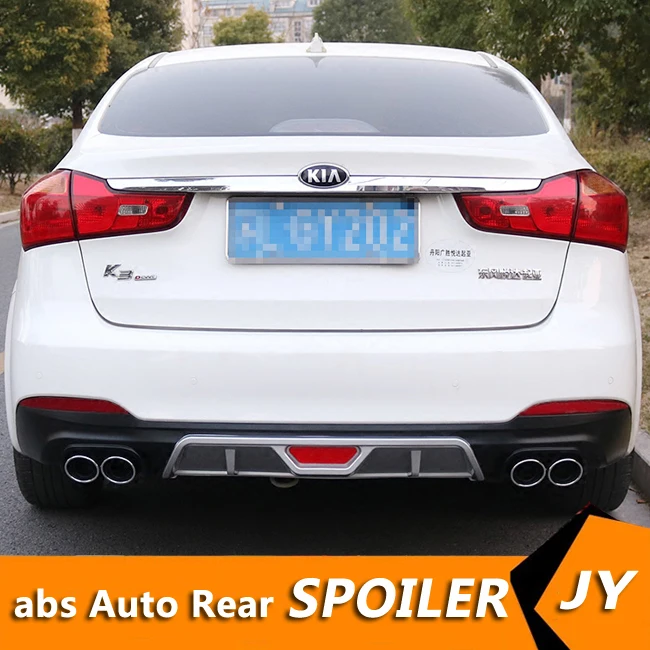 Для Kia Forte K3 ABS 2013- задний бампер диффузор защитные бамперы для Kia Forte K3 набор бампер задний спойлер