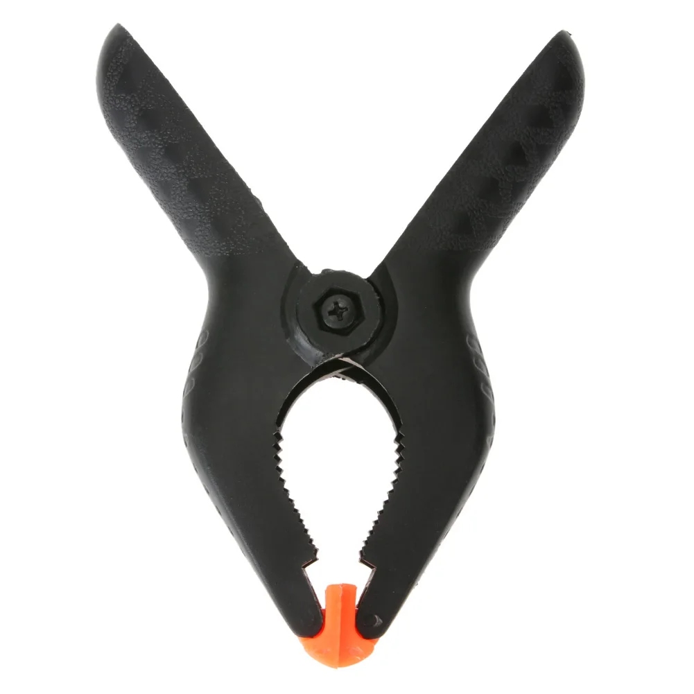 

4PCS 6 Inch Plastic Nylon Spring Brackets Clamps Clip Tips Set for DIY Lighting Photography Plate Background Woodworking